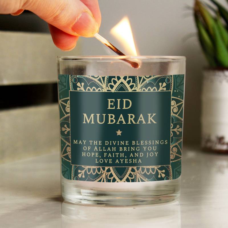 Personalised Eid Jar Candle