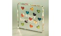 Birthday Heart Glass Token