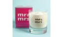 Mr and Mrs Glass Scented Candle