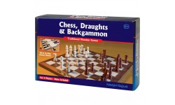 3 In 1 Classic Wooden Games