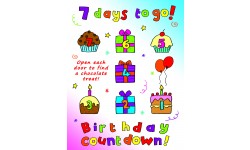 Chocolate Birthday Coutdown