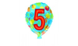 Number 5 Balloon