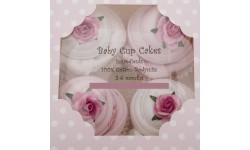 Baby Pink Cup Cakes Bodysuits