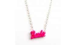 Pink Barbie Necklace