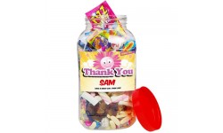 Thank You Personalised Sweet Jar