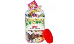 Good Luck Personalised Sweet Jar