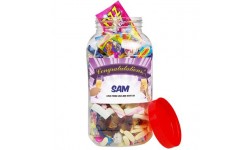 Congratulations Personalised Sweet Jar