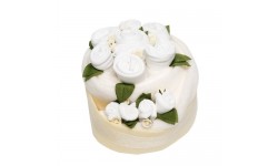 White Celebration Baby Cake