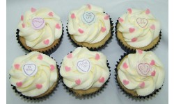 Love Hearts Cupcakes
