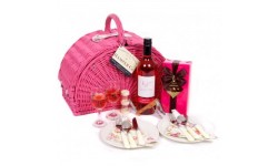 Perfect Pink Picnic Basket