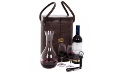 Decanter, Wine and Glasses