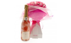 Mothers Day Champagne and Chocolate Bouquet