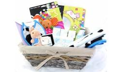 Deluxe New Baby Boy Hamper