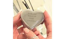 Personalised Heart Trinket Box