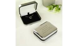 Heart Necklace With Personalised Box