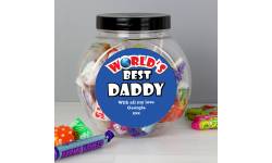 Personalised Fathers Day Sweet Jar