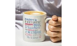 Personalised Daddy Is Mug