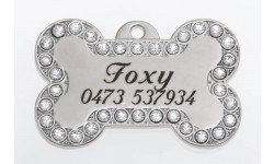 Silver Bone Bling -large
