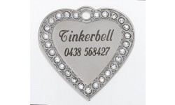 Silver Heart Bling