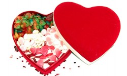 Red Velvet And Satin Sweet Heart