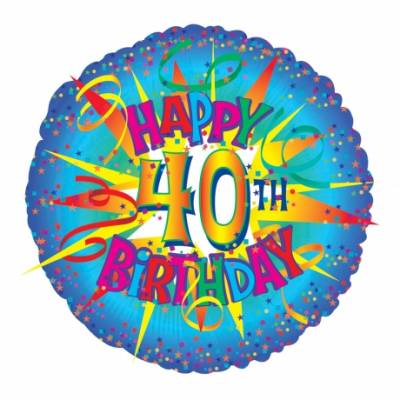 40th Birthday Balloon