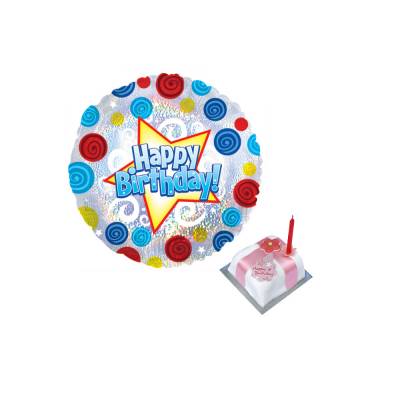 Birthday Cake Balloon Gift