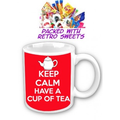 Keep Calm And Drink Tea Cuppa Sweets