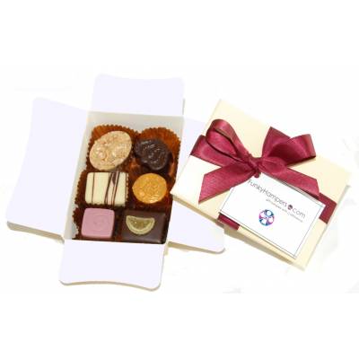Funky Hampers Box Of 6 Hand Made Chocolates Funky Hampers Box Of 6 Hand Made Chocolates