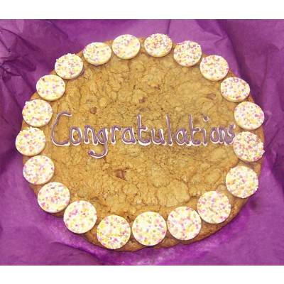 Personalised Giant Congrats Cookie
