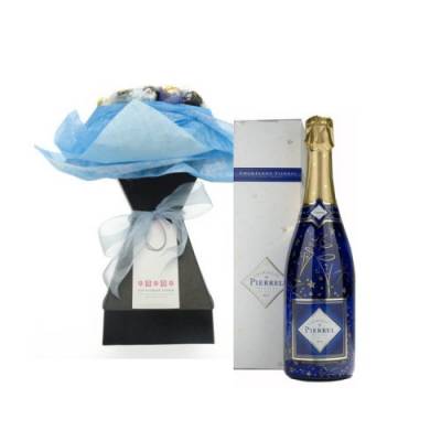 Dads Champagne and Chocs