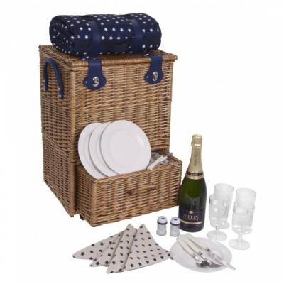 4 Person Deluxe Picnic Trolley - 54.00 4 Person Deluxe Picnic Trolley