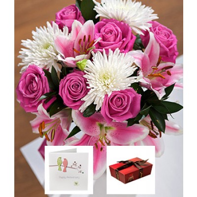 Happy Anniversary Flower Gift