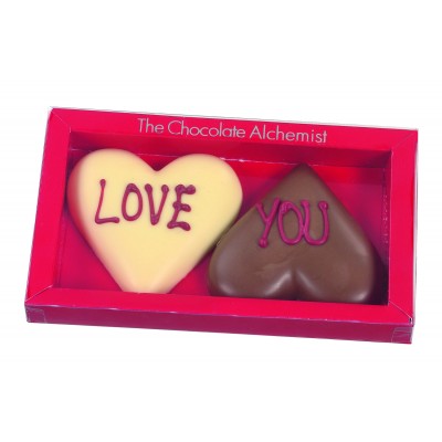 Chocolate Love You Hearts