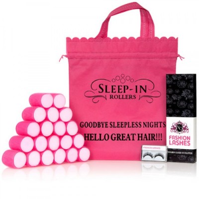 Sleep In Rollers And Lashes Beauty Set