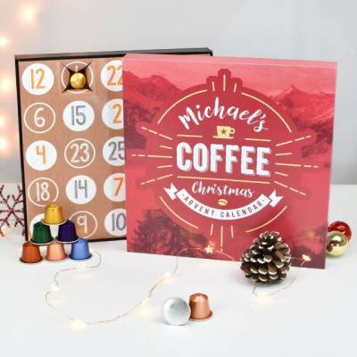 Personalised Nespresso Coffee Advent Calendar - 49.00 Personalised Nespresso Coffee Advent Calendar