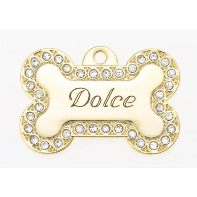 Gold Bone Bling - large