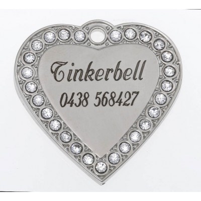 Silver Heart Bling