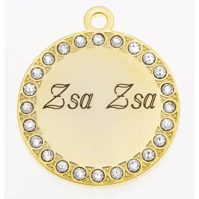 Gold Circle Bling - large