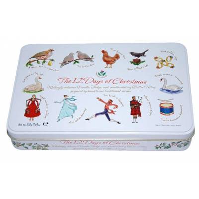Christmas Fudge and Toffee Tin