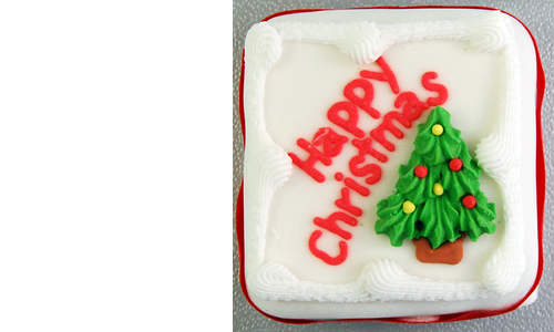 FunkyHampers Merry Christmas Cake