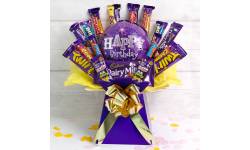 The Happy Birthday Deluxe Cadburys Chocolate Bouquet