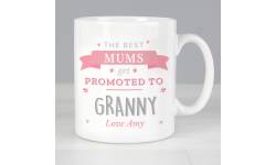 Personalised Pink Promoted To Mug