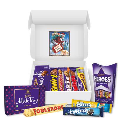 Image of Personalised Christmas Cadbury Hamper