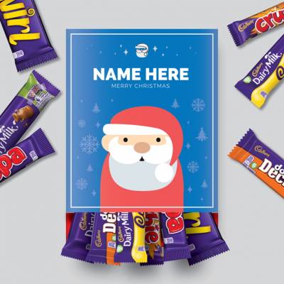 Personalised Santa Cadbury Favourites Box