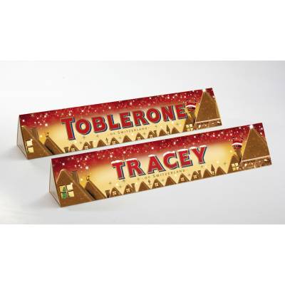 Image of Personalised Santa Toblerone Bar