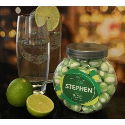 Personalised Gin and Tonic Sweet Jar