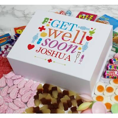 Get Well Soon Personalised Sweet Box