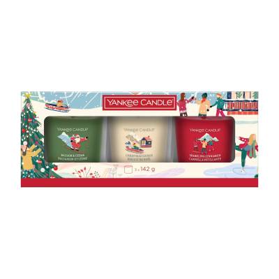 Yankee Candle 3 Small Tumbler Jar Candle Christmas Gift Set