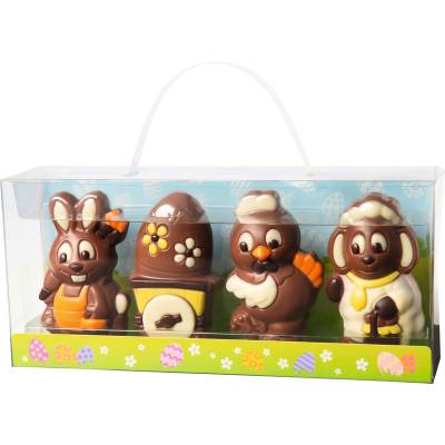 4 Easter Chocolate Figures