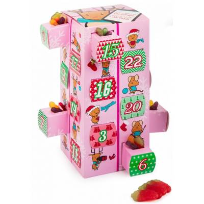 Haribo Sweets Pink Advent Calendar